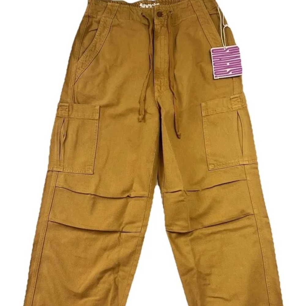 MOTHER Snacks! The Munchie Nerdy Cargo Pants High Rise Wide Leg